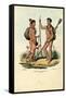 Botocudo Indians, 1863-79-Raimundo Petraroja-Framed Stretched Canvas