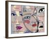 Botox Babes-Diana Ong-Framed Giclee Print