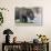 Botswana. Chobe National Park. Elephant Grazing on an Island in the Chobe River-Inger Hogstrom-Framed Photographic Print displayed on a wall