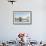 Botswana, Chobe NP, African Elephant at Water Hole in Savuti Marsh-Paul Souders-Framed Photographic Print displayed on a wall