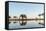 Botswana, Chobe NP, African Elephant at Water Hole in Savuti Marsh-Paul Souders-Framed Stretched Canvas