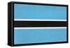 Botswana Flag Design with Wood Patterning - Flags of the World Series-Philippe Hugonnard-Framed Stretched Canvas