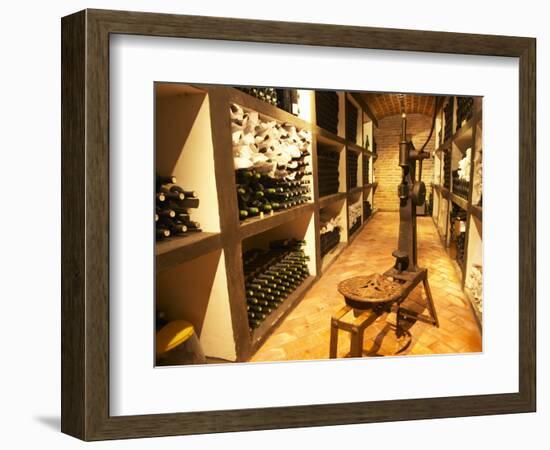 Bottle Aging Cellar, Bodega Pisano Winery, Progreso, Uruguay-Per Karlsson-Framed Photographic Print