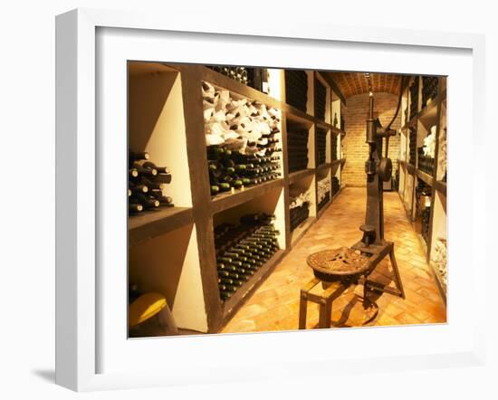 Bottle Aging Cellar, Bodega Pisano Winery, Progreso, Uruguay-Per Karlsson-Framed Photographic Print