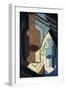 Bottle and Glass; Bouteille et Verre, 1921-Juan Gris-Framed Premium Giclee Print