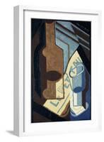 Bottle and Glass; Bouteille et Verre, 1921-Juan Gris-Framed Giclee Print