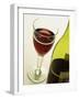Bottle and Glass of Red Wine-Miller John-Framed Photographic Print