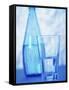 Bottle and glass of water-null-Framed Stretched Canvas