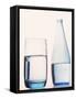 Bottle and glass of water-null-Framed Stretched Canvas