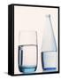 Bottle and glass of water-null-Framed Stretched Canvas