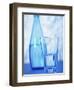 Bottle and glass of water-null-Framed Photographic Print
