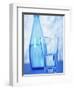 Bottle and glass of water-null-Framed Photographic Print