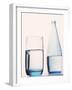 Bottle and glass of water-null-Framed Photographic Print