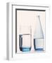 Bottle and glass of water-null-Framed Photographic Print