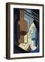 Bottle and Glass-Juan Gris-Framed Giclee Print