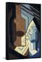 Bottle and Glass-Juan Gris-Framed Stretched Canvas