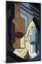 Bottle and Glass-Juan Gris-Mounted Premium Giclee Print