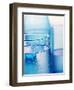 Bottle and glasses of water-null-Framed Photographic Print