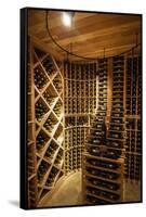 Bottle Cellar at Walla Walla Winery, Walla Walla, Washington, USA-Richard Duval-Framed Stretched Canvas