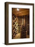 Bottle Cellar at Walla Walla Winery, Walla Walla, Washington, USA-Richard Duval-Framed Photographic Print