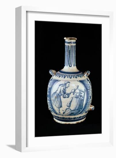 Bottle Depicting a Dentist-null-Framed Giclee Print