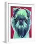 Bottle Green Brussels Griffon-Dawgart-Framed Giclee Print