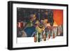 Bottle Making Factory-null-Framed Premium Giclee Print