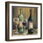 Bottle of Red Bottle of White-Marilyn Dunlap-Framed Art Print