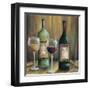 Bottle of Red Bottle of White-Marilyn Dunlap-Framed Art Print