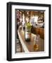 Bottle of Ricard 45 Pastis and Glass on Zinc Bar, Paris, France-Per Karlsson-Framed Photographic Print