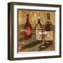 Bottle of Wine II-Elizabeth Medley-Framed Art Print