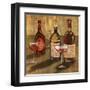 Bottle of Wine II-Elizabeth Medley-Framed Art Print