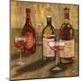Bottle of Wine II-Elizabeth Medley-Mounted Art Print