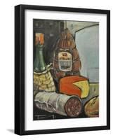 Bottle of Wine Italian Deli-Tim Nyberg-Framed Giclee Print
