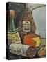 Bottle of Wine Italian Deli-Tim Nyberg-Stretched Canvas