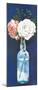 Bottled Flowers VI-Ferrer-Mounted Art Print