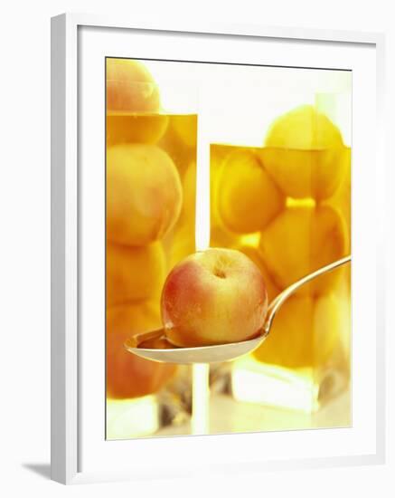Bottled Peaches-Ashley Mackevicius-Framed Photographic Print