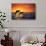 Bottlenosed Dolphins Leaping at Sunset-DLILLC-Photographic Print displayed on a wall