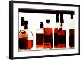 Bottles at the Jazz Standard Bar NYC-null-Framed Photo