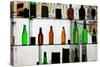Bottles Displayed at Foreigner Bar, Old Town, Dali, Yunnan Province, China-null-Stretched Canvas