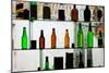 Bottles Displayed at Foreigner Bar, Old Town, Dali, Yunnan Province, China-null-Mounted Premium Photographic Print