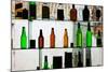 Bottles Displayed at Foreigner Bar, Old Town, Dali, Yunnan Province, China-null-Mounted Photographic Print