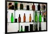 Bottles Displayed at Foreigner Bar, Old Town, Dali, Yunnan Province, China-null-Framed Photographic Print