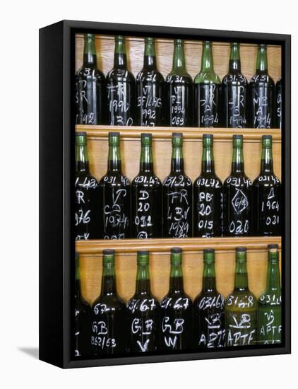 Bottles for Tasting, Symington's Port Lodge, Oporto (Porto), Portugal-Upperhall-Framed Stretched Canvas
