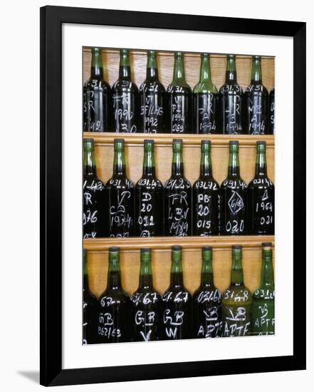 Bottles for Tasting, Symington's Port Lodge, Oporto (Porto), Portugal-Upperhall-Framed Photographic Print