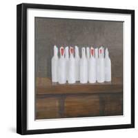 Bottles in Paper, 2005-Lincoln Seligman-Framed Giclee Print