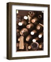 Bottles in Tasting Room, Bodega Pisano Winery, Progreso, Uruguay-Per Karlsson-Framed Photographic Print