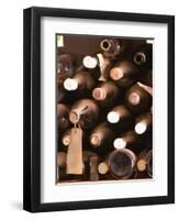 Bottles in Tasting Room, Bodega Pisano Winery, Progreso, Uruguay-Per Karlsson-Framed Photographic Print