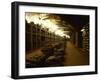 Bottles in the Treasure Chamber, Maison Louis Jadot, Beaune, Cote d'Or, Burgundy, France-Per Karlsson-Framed Photographic Print