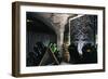 Bottles of Champagne in Taittinger Cellars, Reims, Champagne-Ardenne, France-null-Framed Giclee Print